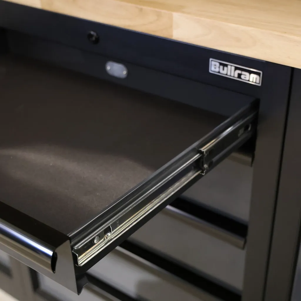 Bullram Werkstattmodul 4 STARX DEEP Ecklösung mit 620 mm Arbeitsplatten - GCMOD4E