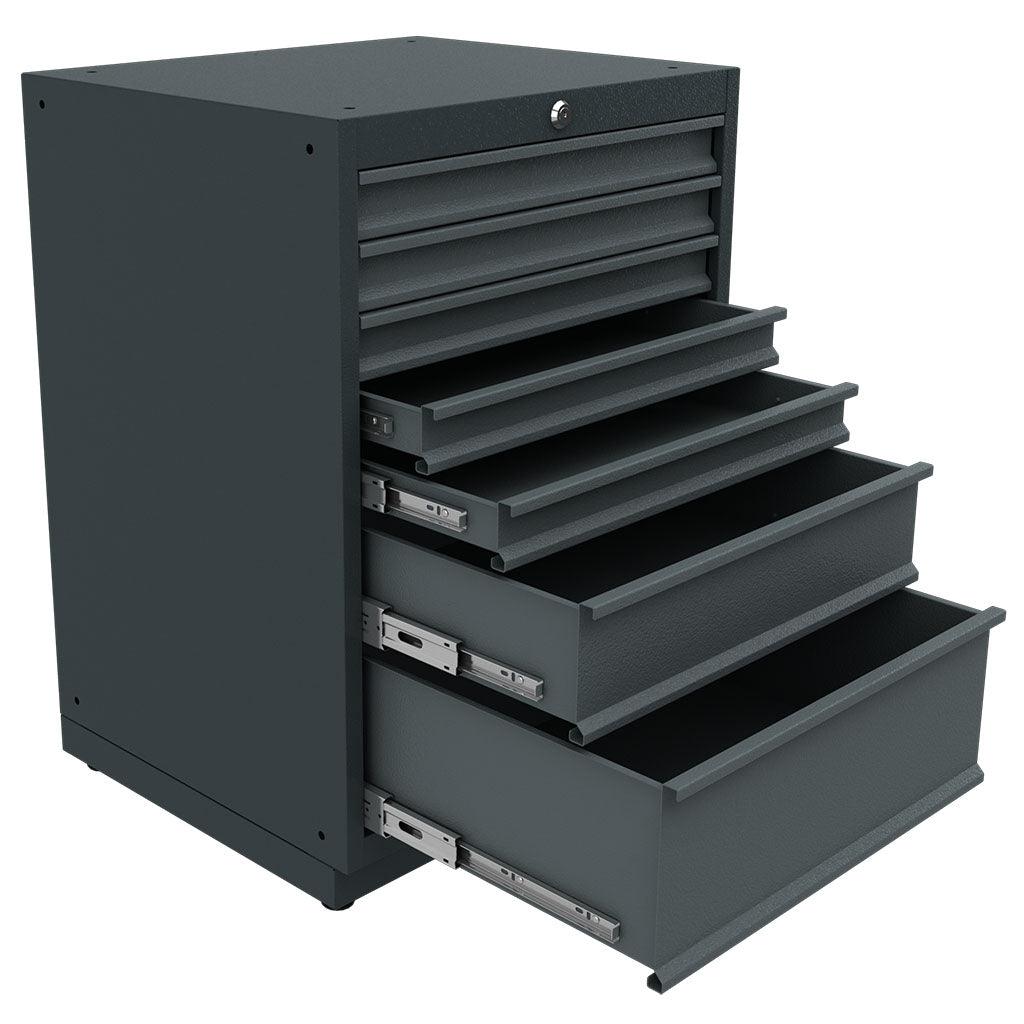 TOOLBOX4YOU Unterschrank 7 Schubladen Expert BG62L7- Vormontiert, Freistehend, 1,2mm dickes Blech - Tools.de TP Profishop GmbH